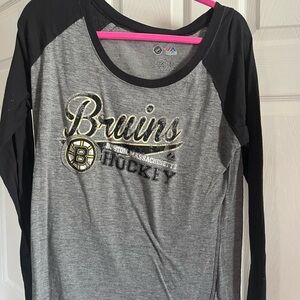 Majestic NHL Gray and Black Shirt